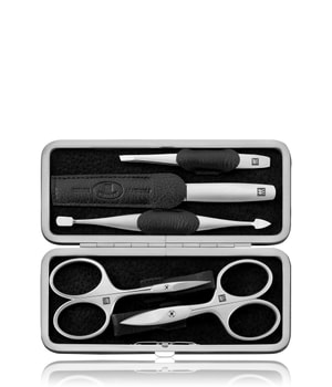 Zwilling Maniküre Set 5tlg. mit Nagelschere Leder, in Schwarz Maniküre-Set